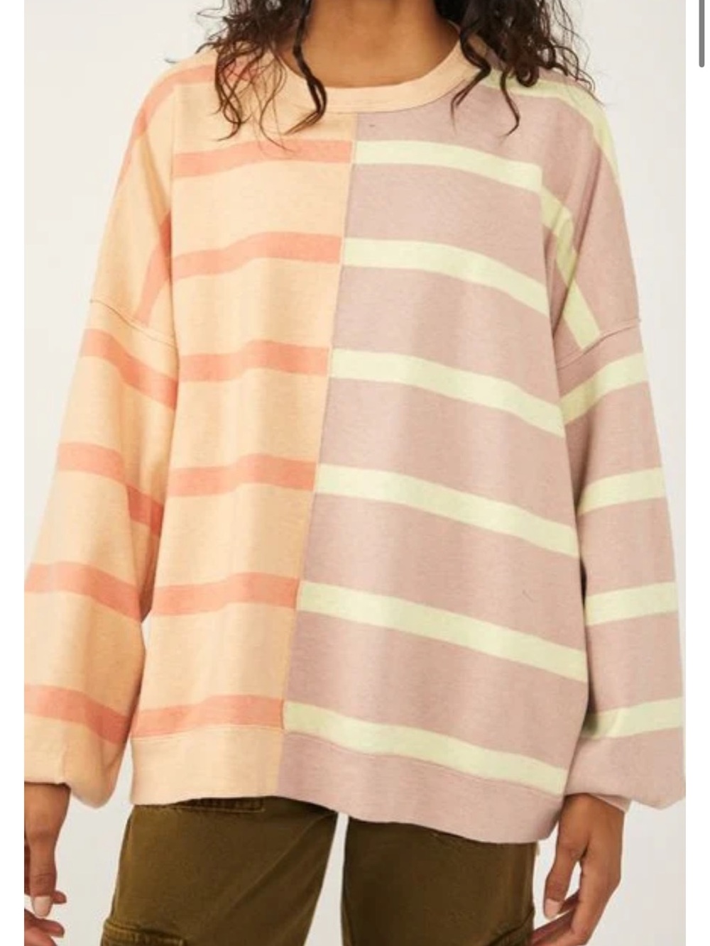FREE PEOPLE Women’s Uptown Stripe Pullover